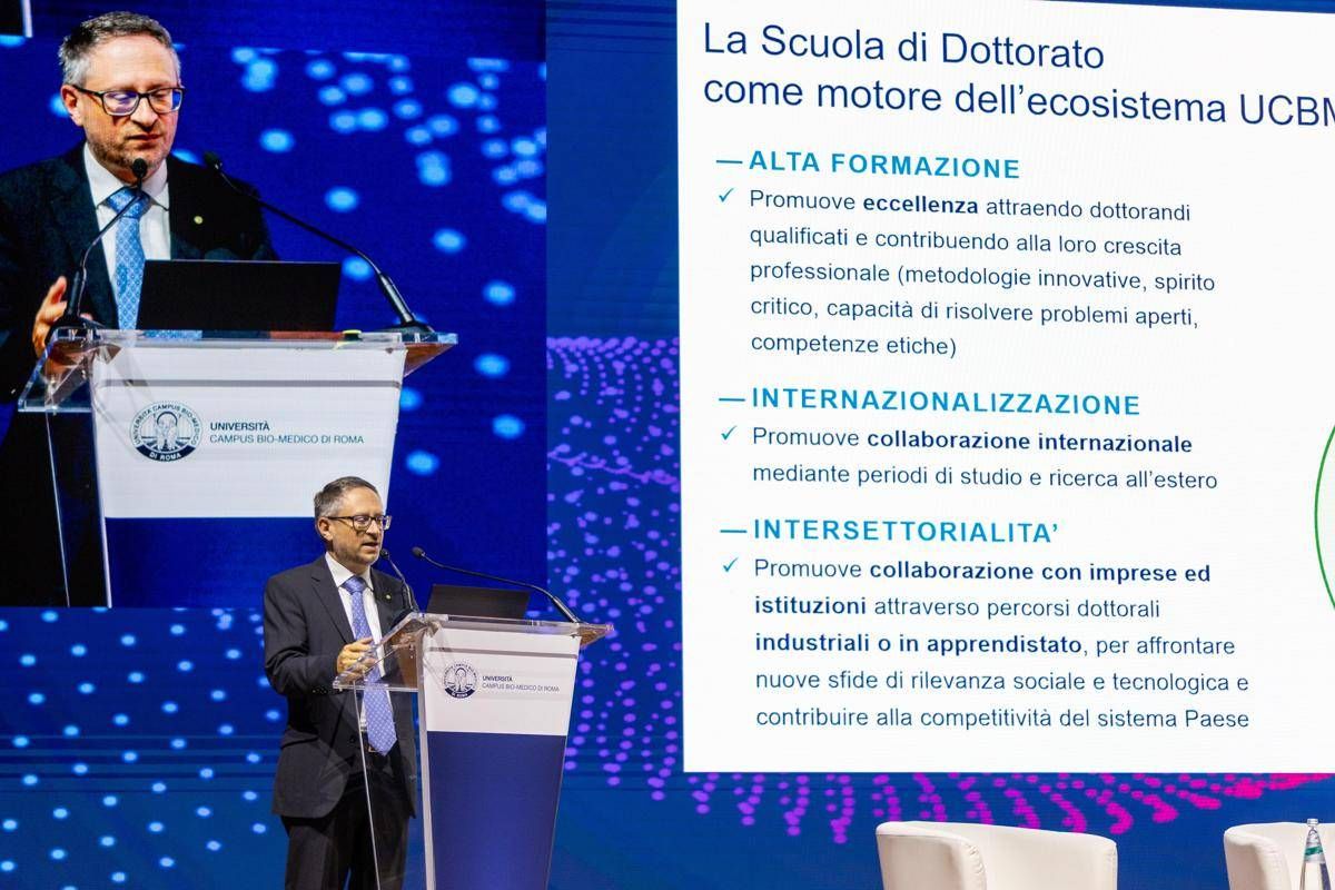 Paggi (Ucbm), "Scuola dottorato Campus biomedico promuove internazionalizzazione e inter-settorialità"
