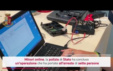 Pedopornografia online sette arresti 364x230