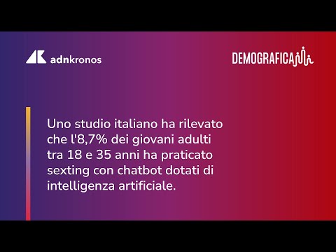 Perché le persone fanno sexting con l'Ai? Lo studio italiano