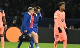 Psg doppia tegola paura per Kvaratskhelia rischia il crociato ko anche Dembele 265x160