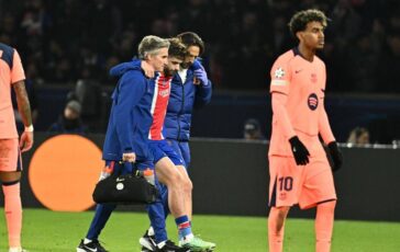 Psg doppia tegola paura per Kvaratskhelia rischia il crociato ko anche Dembele 364x230