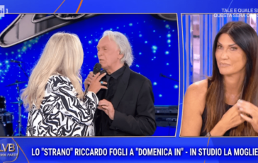 riccardo fogli confuso a domenica in la moglie spiega voleva fare il simpatico 2