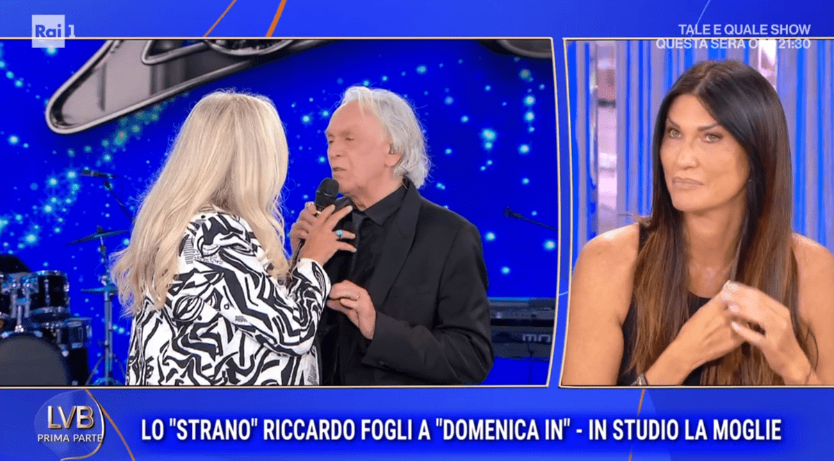 Riccardo Fogli 'confuso' a Domenica In, la moglie spiega: "Voleva fare il simpatico"