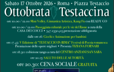 Roma al I Municipio torna lOttobrata Testaccina giornata gratuita tra tradizione poesia concerti e cena sociale 364x230