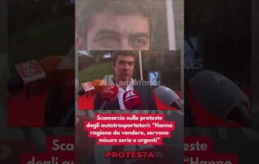 Scamarcio sulle proteste degli autotrasportatori Hanno ragione servono misure serie e urgenti 364x230