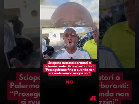 Sciopero contro il caro carburanti: “Proseguiremo fino a quando non si svuoteranno i magazzini”