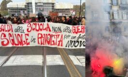 Sciopero della scuola oggi cortei in tutta Italia a Roma schierato dispositivo sicurezza a Torino slogan contro il governo 265x160