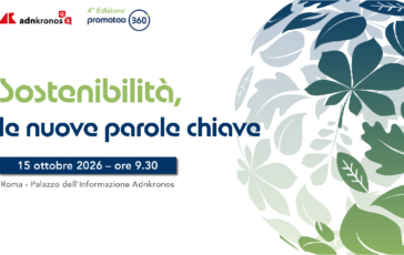 Sostenibilita le nuove parole chiave il 15 ottobre levento Adnkronos QA 364x230