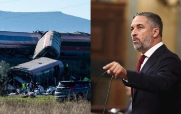 Spagna il leader di Vox dopo lincidente ferroviario Stop campagna elettorale Siamo politici non pagati per piangere a funerali 364x230