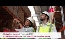 Spedizioni di modico valore contributo doganale slitta al 1 gennaio 2027 265x160