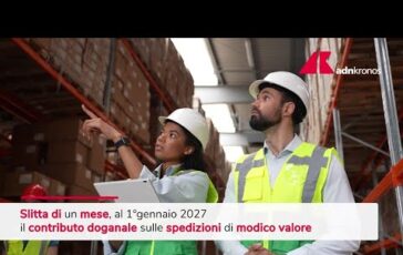 spedizioni di modico valore contributo doganale slitta al 1 gennaio 2027 2