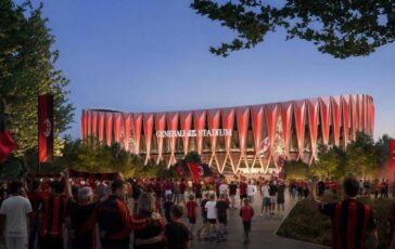 Svelato il Generali Stadium nuovo stadio di Milan e Inter dalla stagione 203132 ecco come sara 364x230