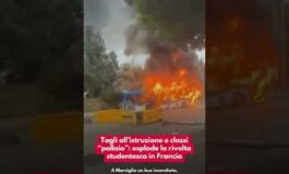 Tagli allistruzione e classi pollaio esplode la rivolta studentesca in Francia 265x160