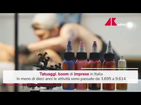 Tatuaggi, boom di imprese in Italia