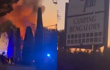 Vasto incendio in un campeggio a Peschiera del Garda 24 feriti 364x230