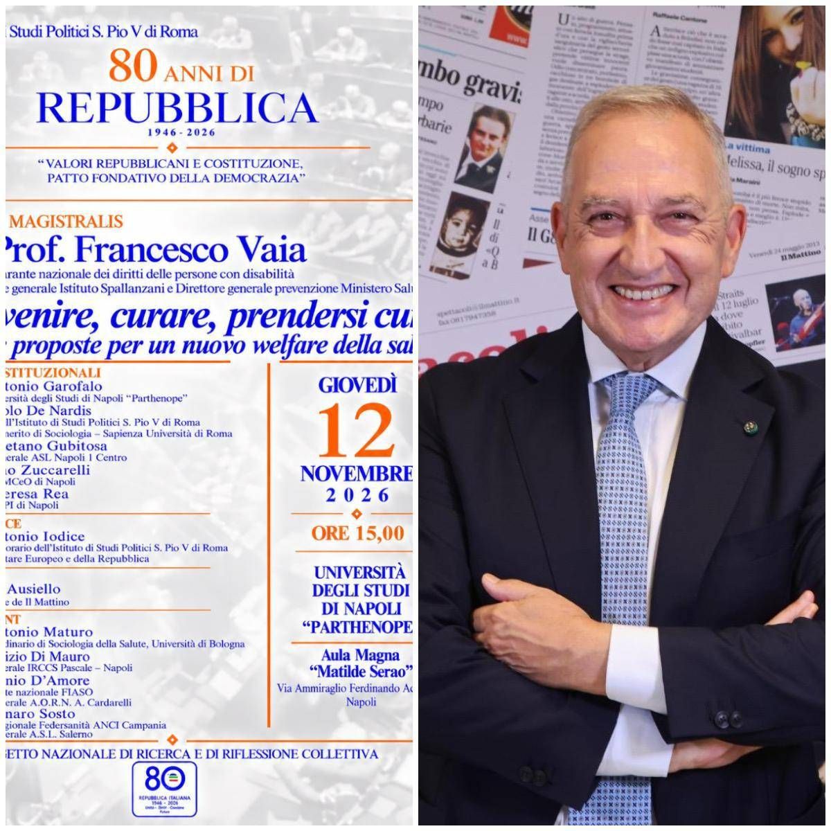 'Welfare della salute', Francesco Vaia lancia tour che attraverserà l'Italia: "Serve scossa profonda al Ssn"