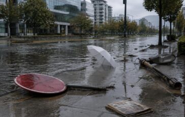 Alluvioni improvvise a Santiago: emergenza a Las Condes