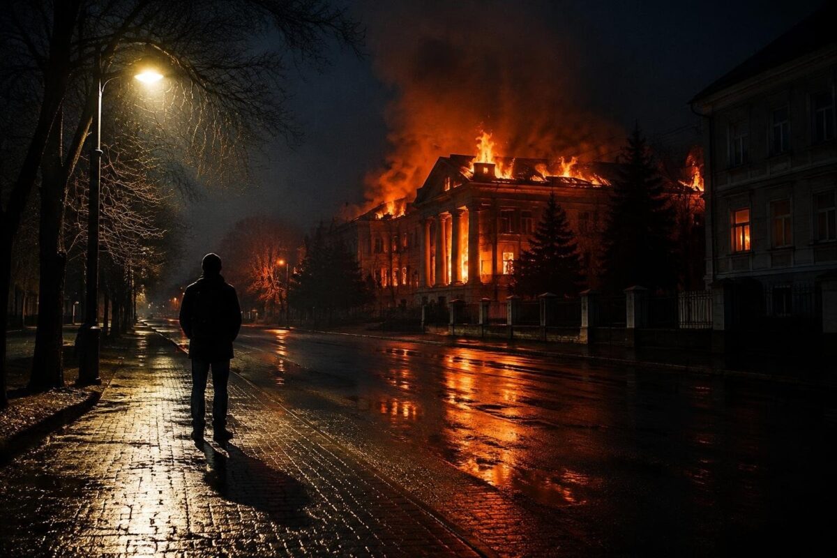 Attacco con droni in Ucraina: morti a Korotych e incendio a Kremenchuk