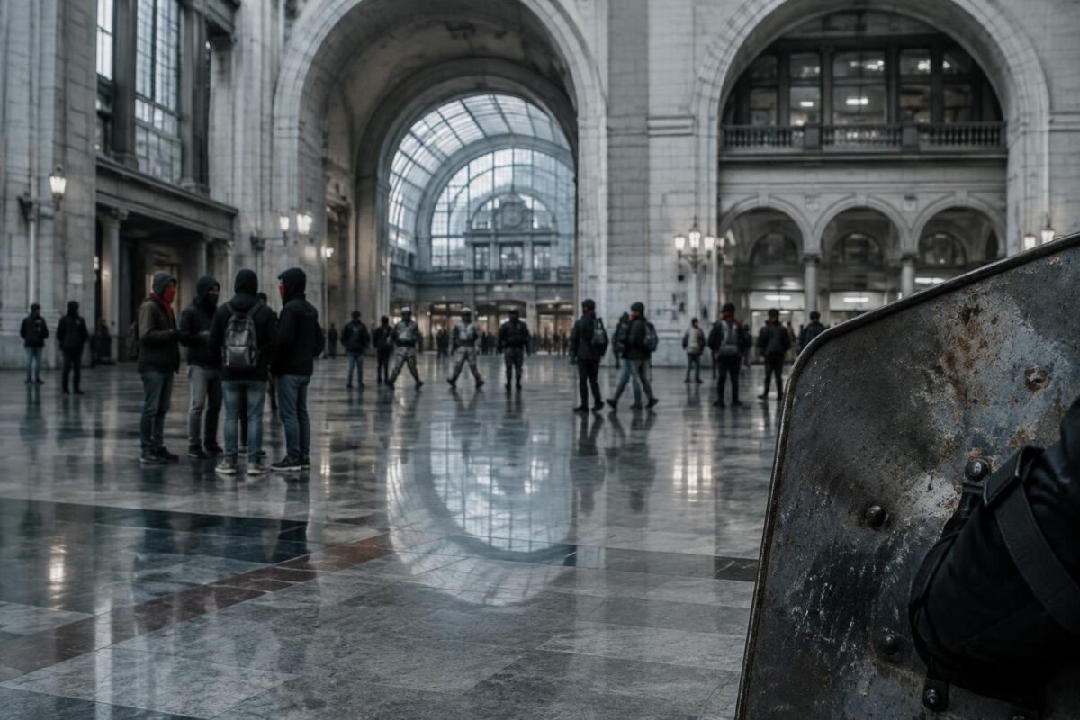 Bruxelles sotto pressione: scontri violenti alle porte della stazione