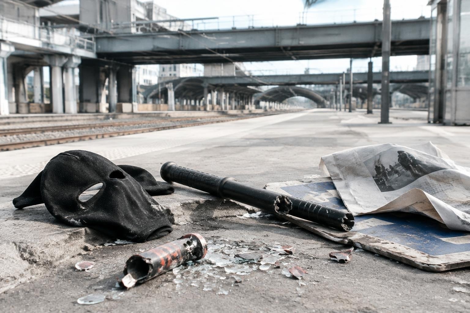 Bruxelles, violenza alla manifestazione: giovani mascherati affrontano gli agent