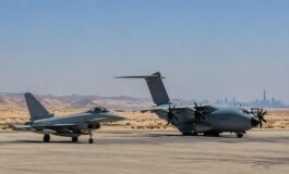 Caccia Typhoon e Atlas A400M giungono in Arabia Saudita