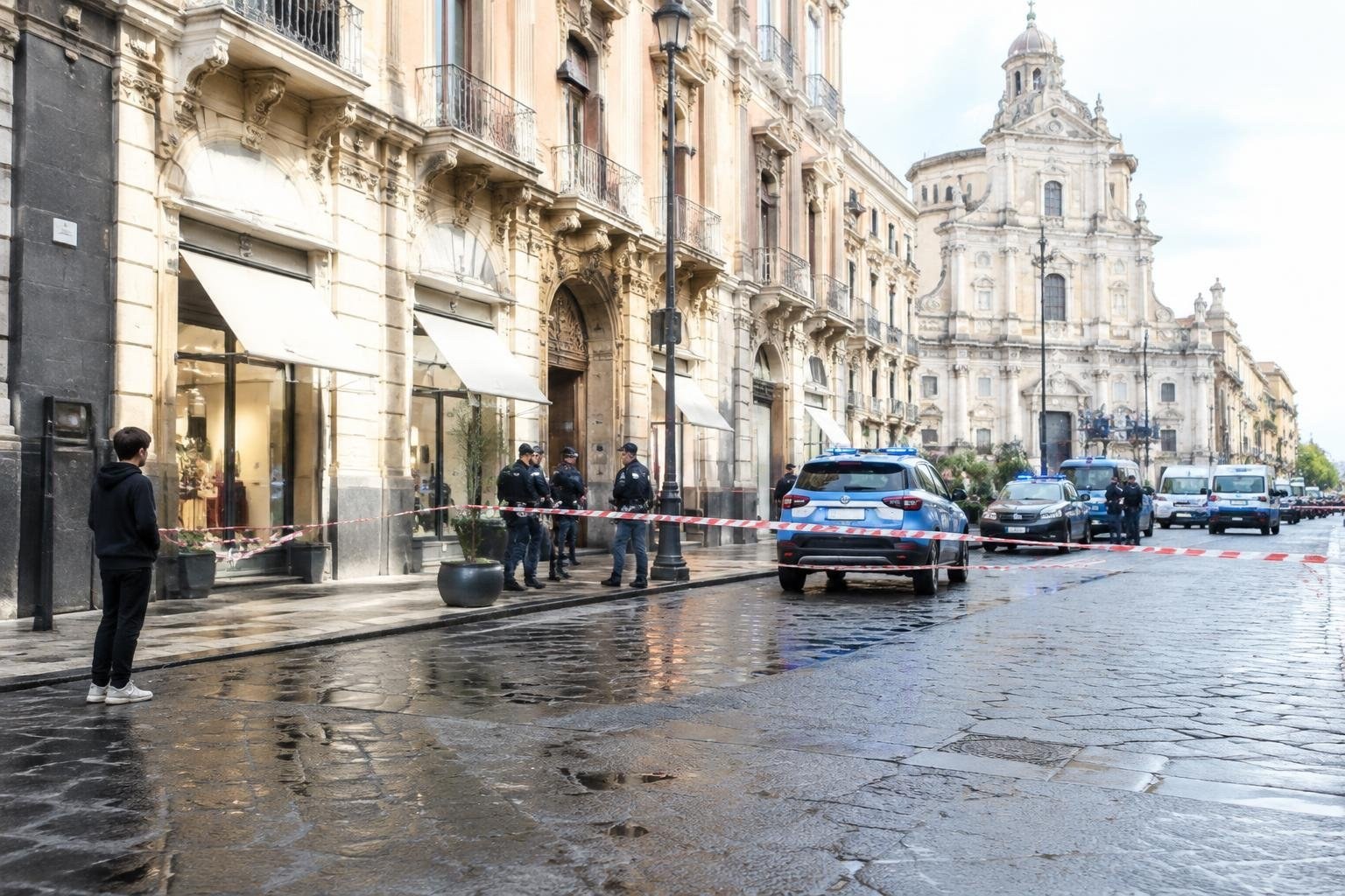 Catania, sotto accusa per contenuti violenti e simboli nazisti