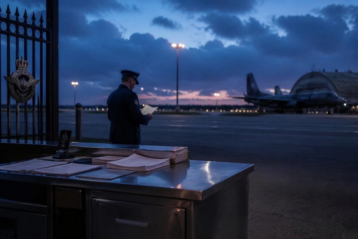 Cauzione per cinque sospetti di terrorismo vicino alla base RAF di Fairford