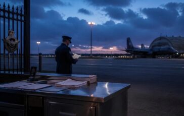 Cauzione per cinque sospetti di terrorismo vicino alla base RAF di Fairford