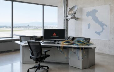 Disservizio Enav: traffico aereo al 50% a causa di un guasto alla rete