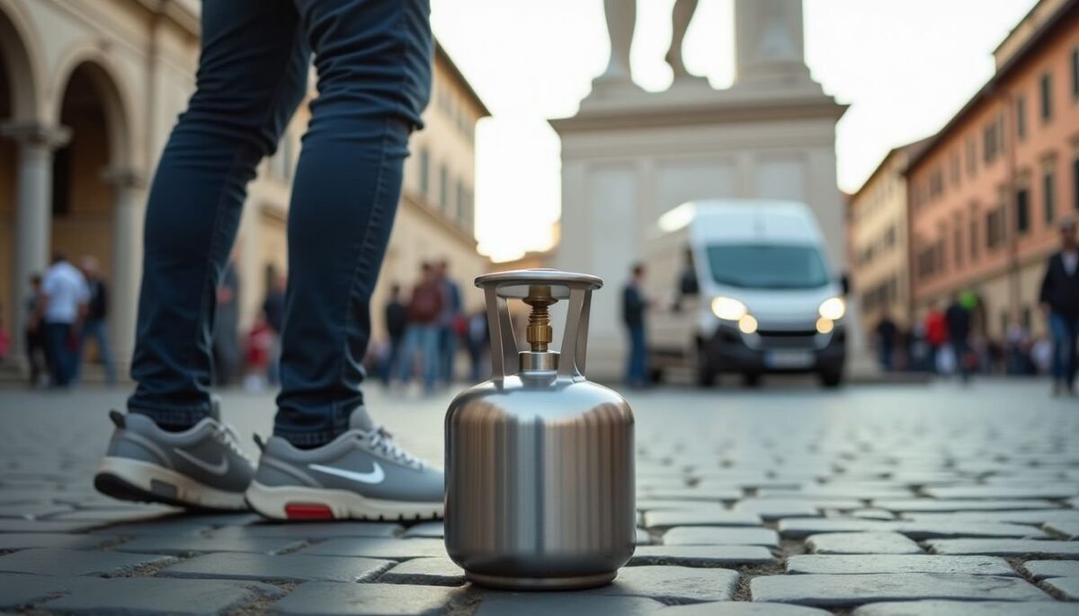 Gas di cucina trovato sotto il David: intervento dei carabinieri