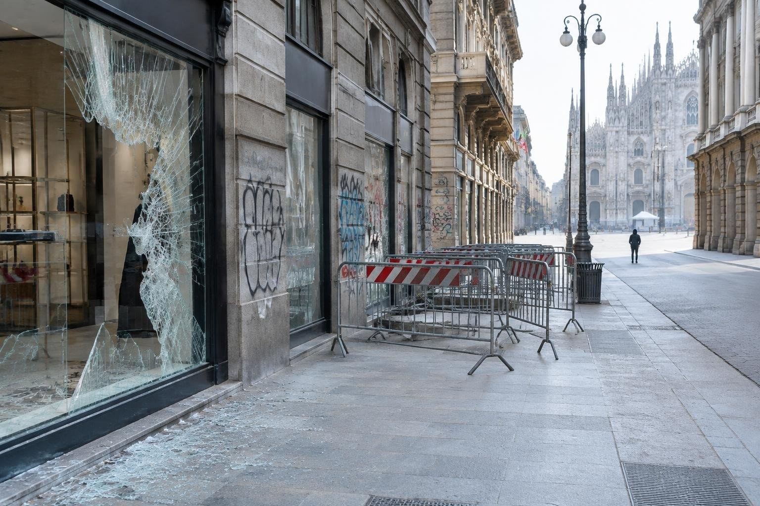 Guerriglia urbana a Milano: 200 giovani, 80% minorenni, arresti e danni