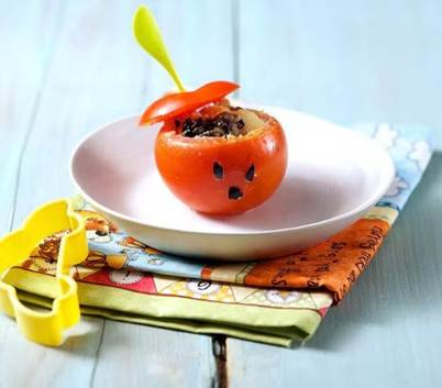 POMODORI RIPIENI DI BACCALÀ DI NORVEGIA E GRATINATI