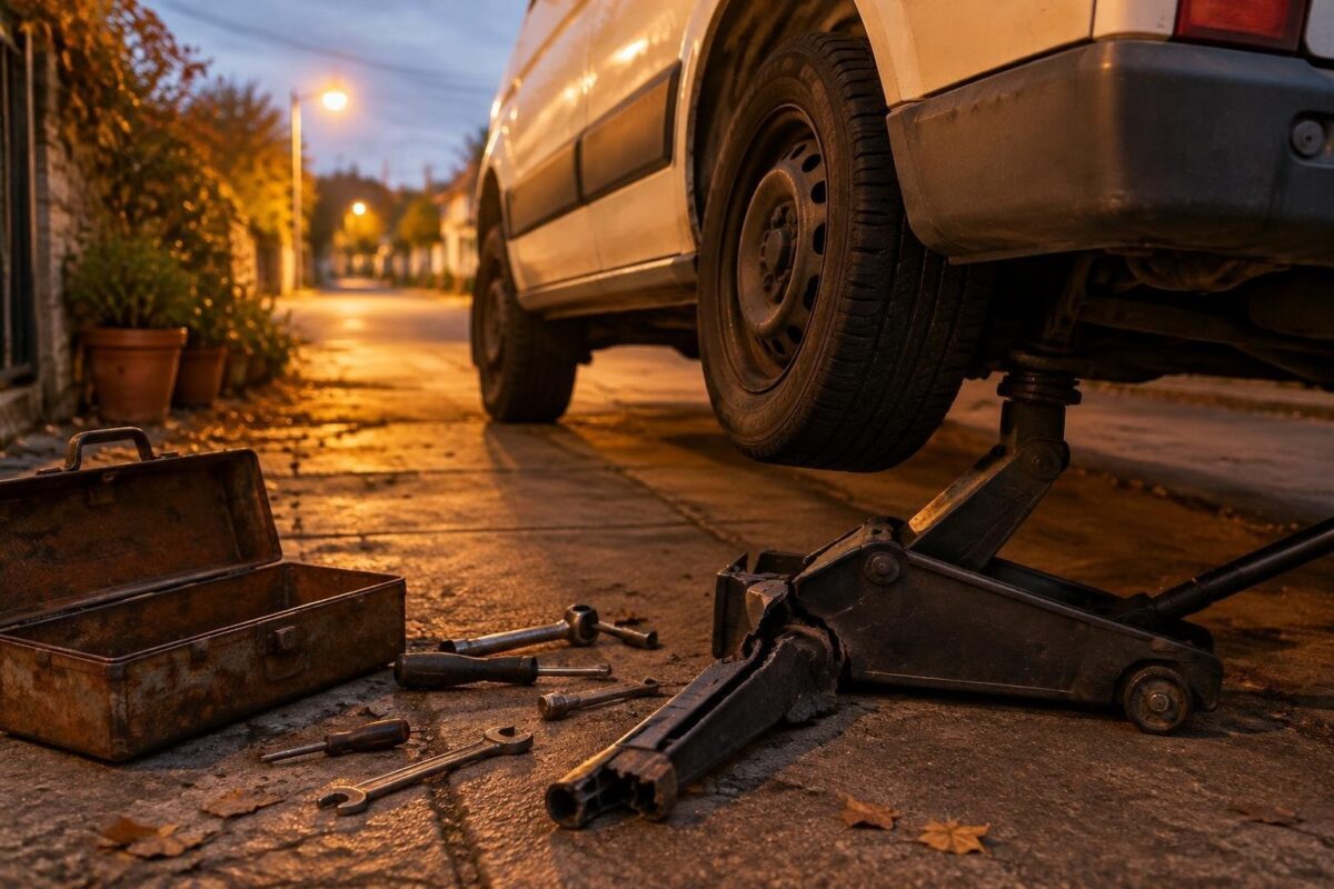 Incidente in via Porrino: 42enne bosniaco schiacciato dal furgone
