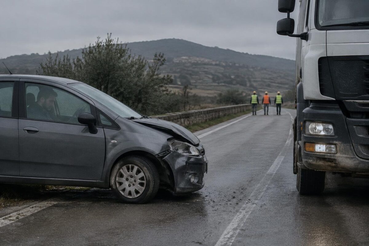 Incidente mortale sulla statale 123: quattro lavoratori deceduti