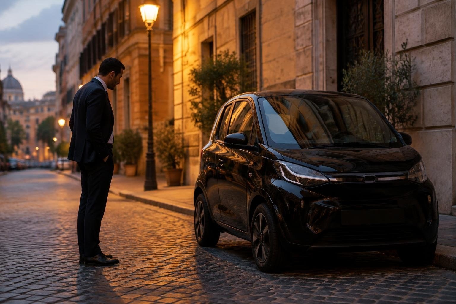 Indagini sulla microcar elettrica coinvolta nell’attacco a Iacopini