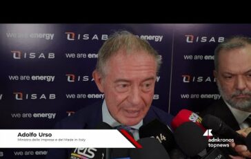l Ministro Urso visita lISAB di Priolo Polo strategico per il paese. Annunciati 13 miliardi di 364x230