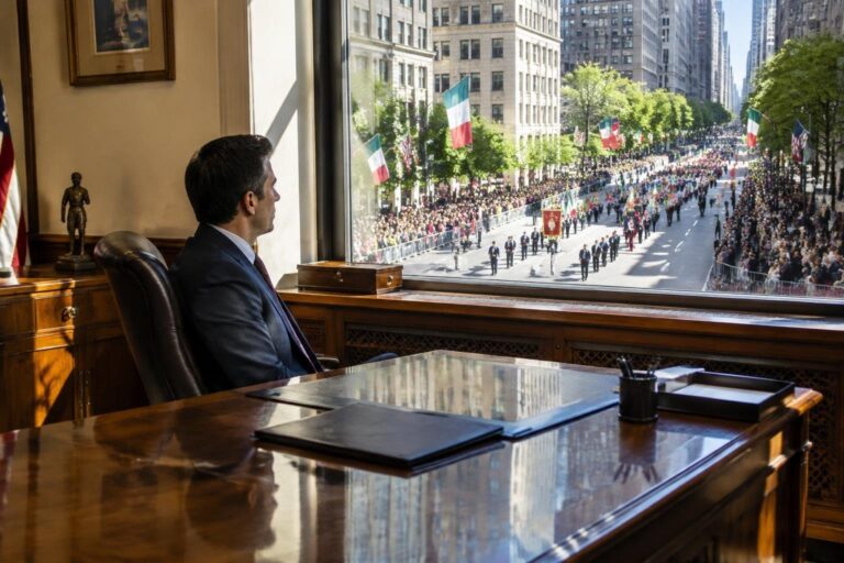 Mamdani assente alla sfilata del Columbus Day sulla Fifth Avenue