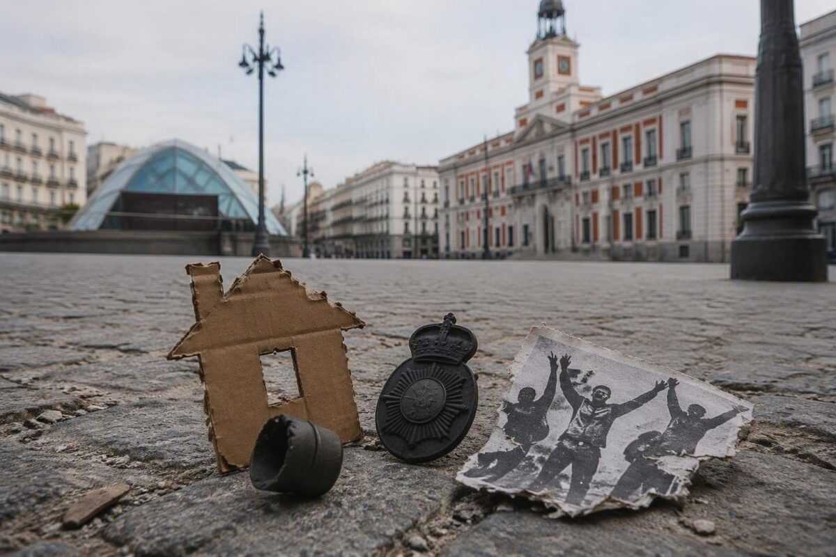 Manifestazioni di Nucleo Nacional a Puerta del Sol: violenza e polizia