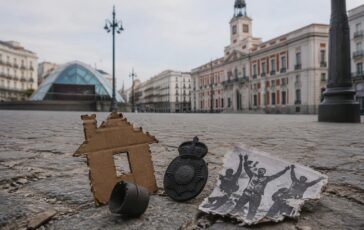 Manifestazioni di Nucleo Nacional a Puerta del Sol: violenza e polizia