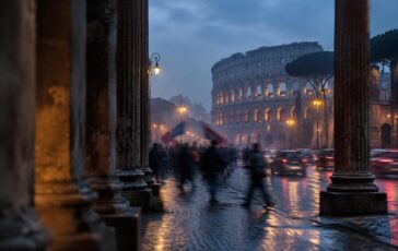 Manifestazioni e scontri durante lo sciopero generale in Italia