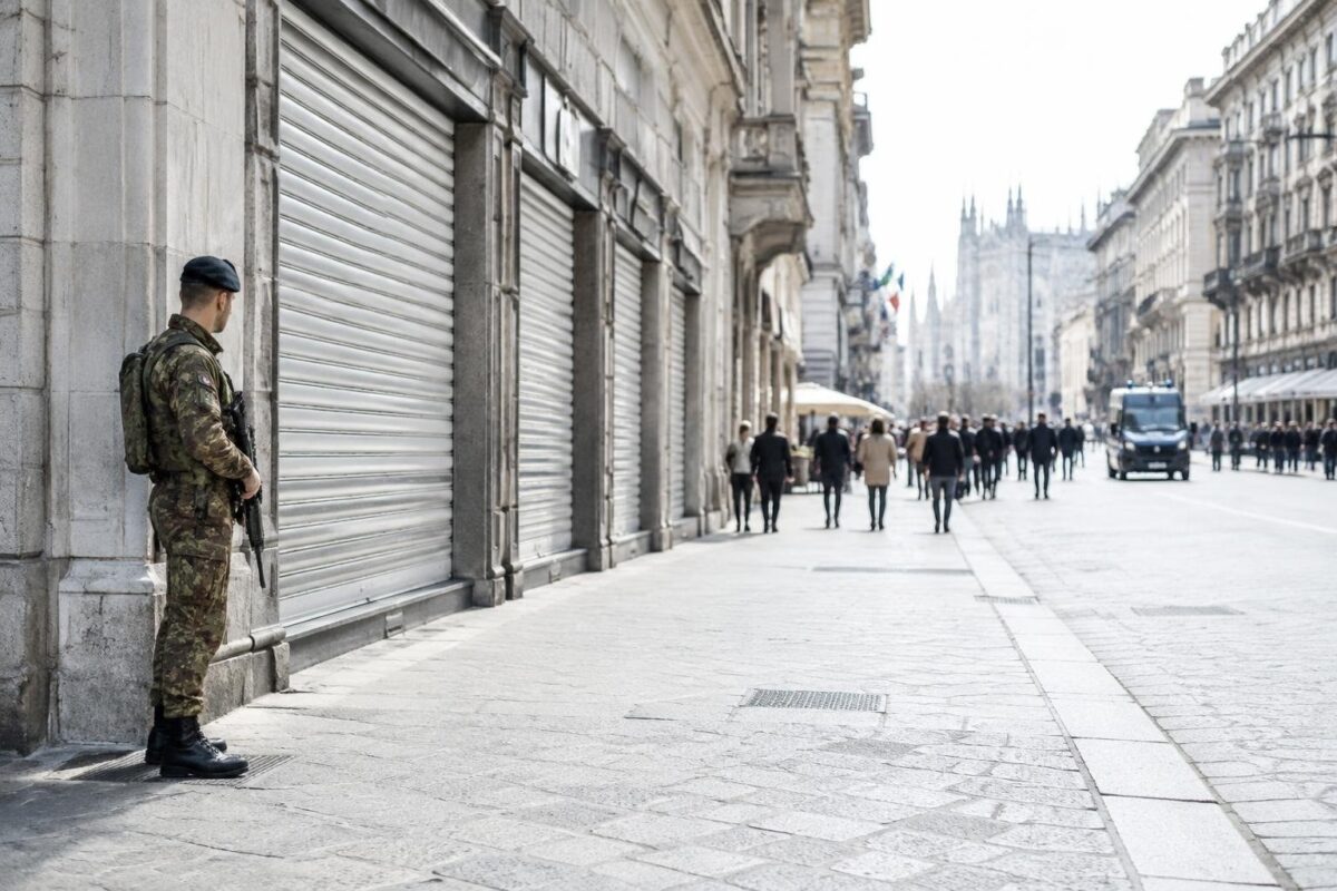 Milano: 500 soldati in più, movimenti di protesta e reazioni politiche
