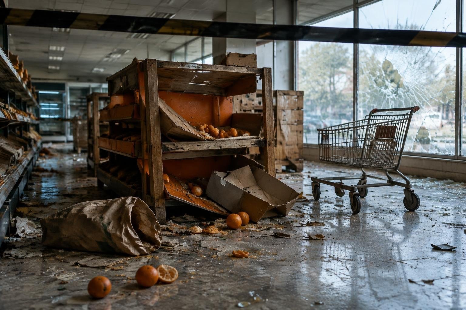 Milano sotto assedio: saccheggio, furti e critiche al governo