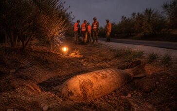 Operazione di sicurezza per la bomba trovata vicino all'Aurelia