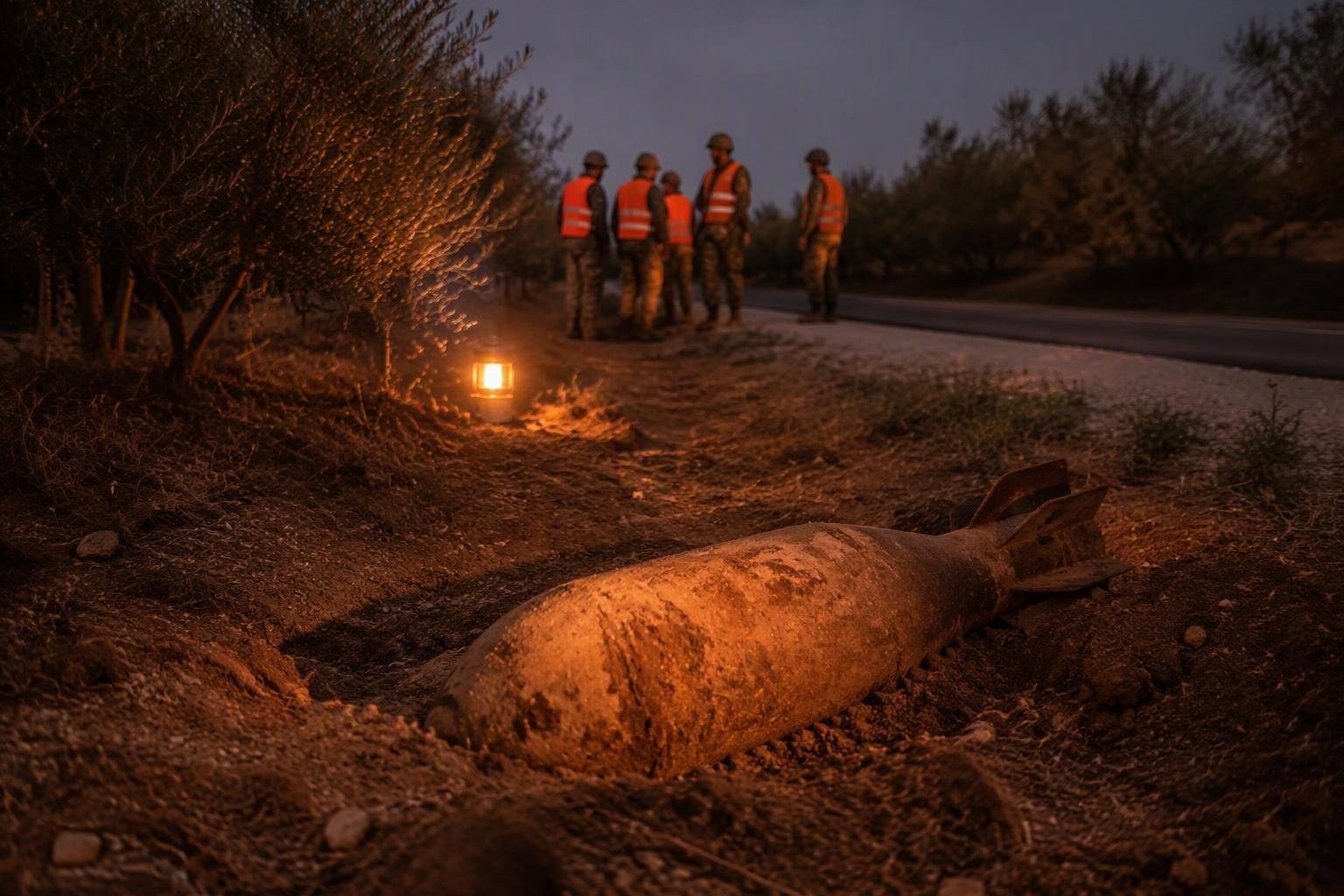 Operazione di sicurezza per la bomba trovata vicino all'Aurelia