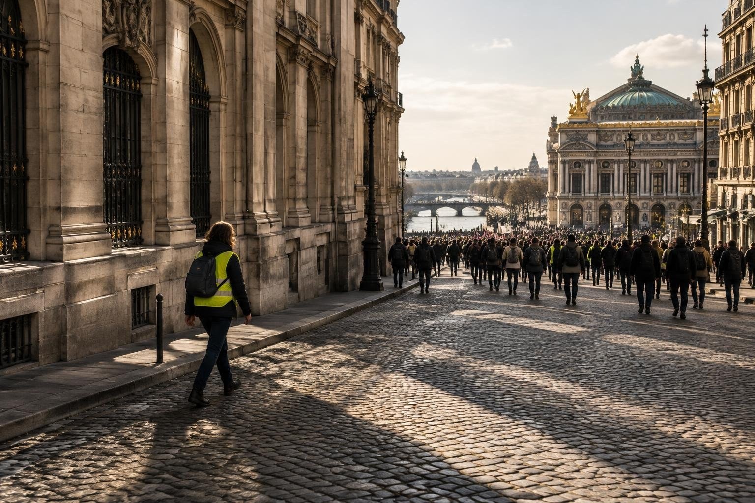 Parigi: gilet gialli e sindacato CGT marceranno insieme da Bastiglia a Nation
