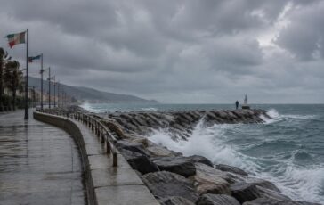 Previsioni meteo Italia: piogge intense, venti forti e temperature in calo dal 19 al 24 ottobre