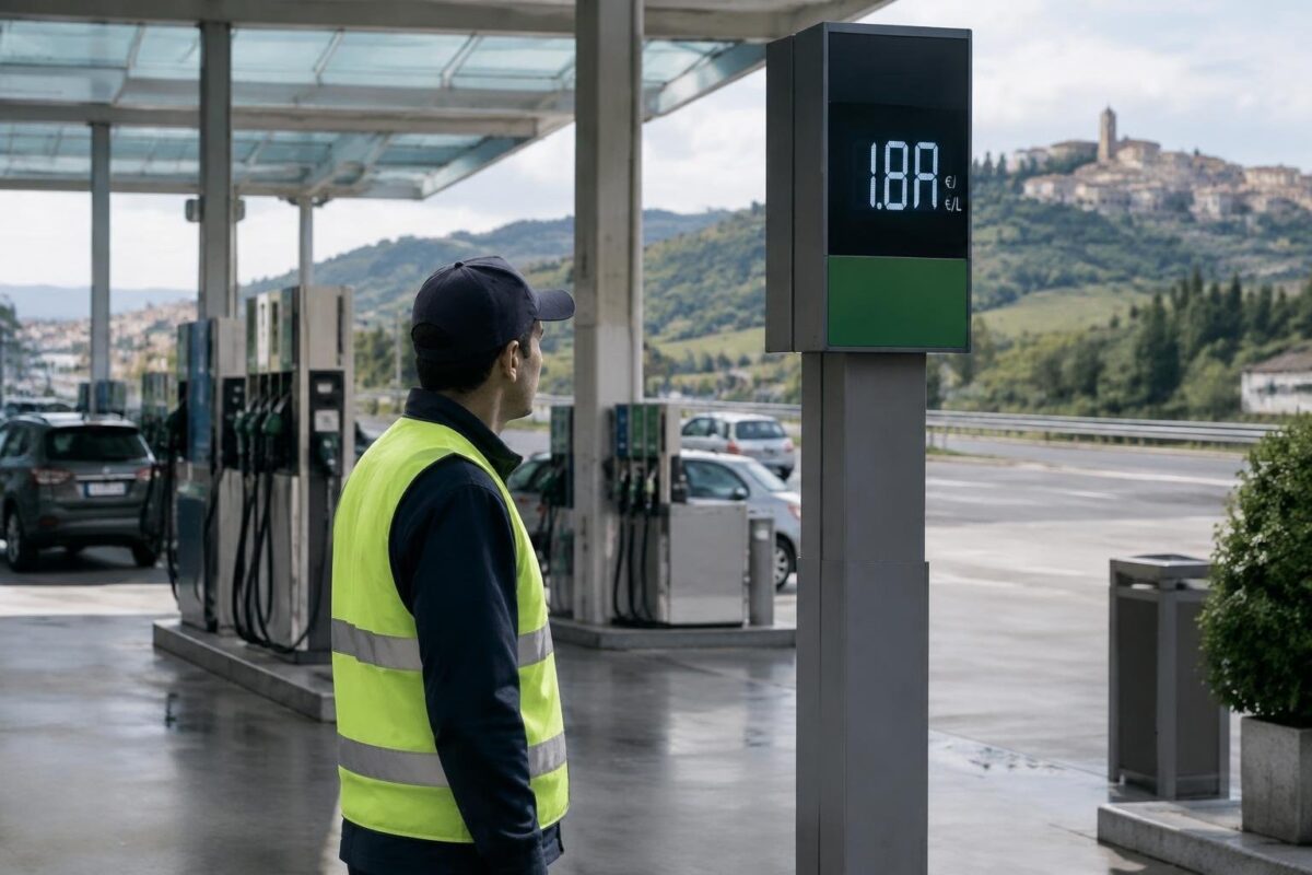 Prezzi carburante: diesel sotto 2,20 € e benzina sotto 2 € in Italia