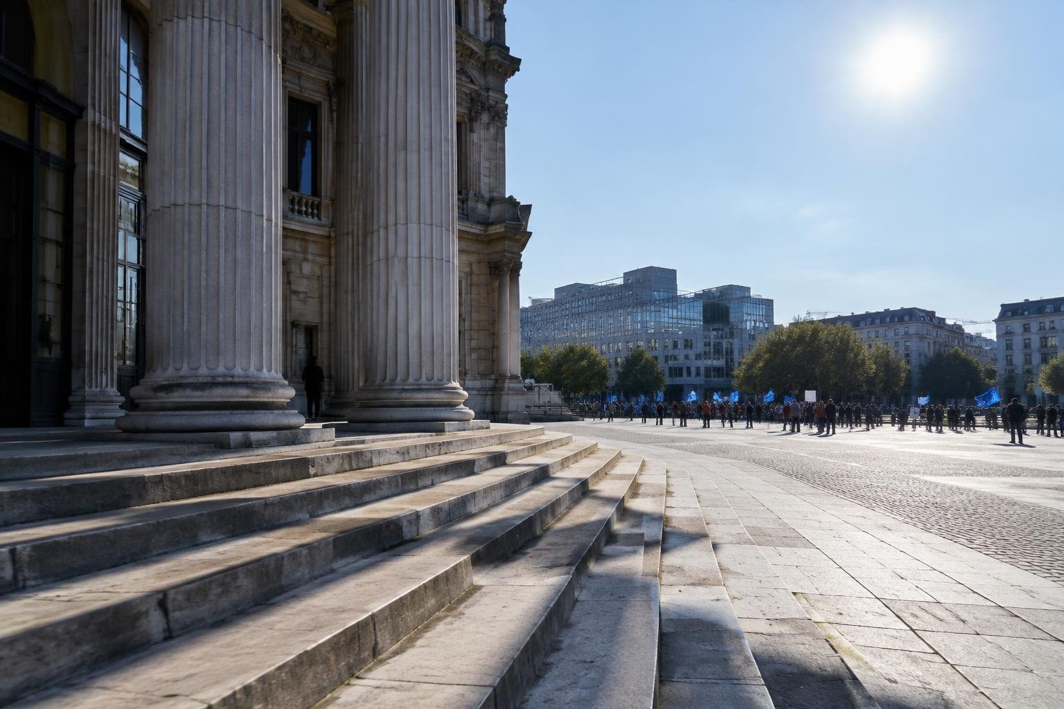 Protesta a Bruxelles per i minori ucraini deportati in Russia