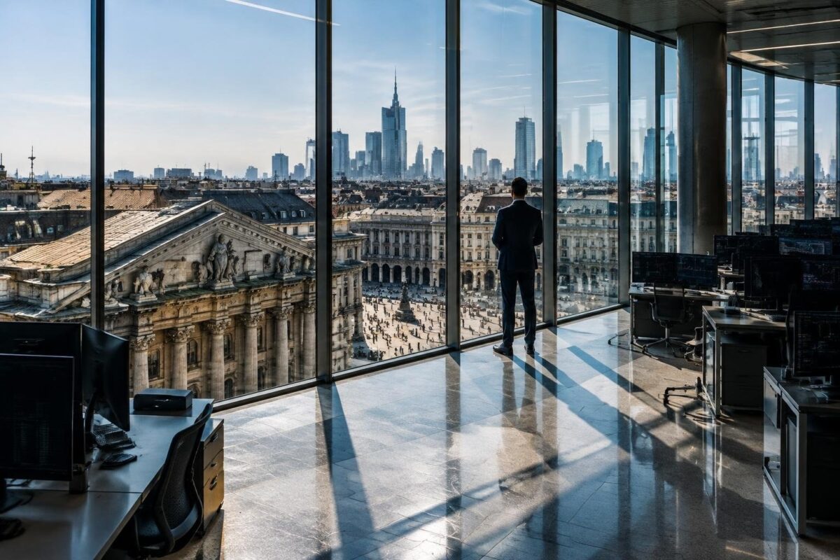 Rialzo azionario a Milano e spread BTP-Bund in contrazione