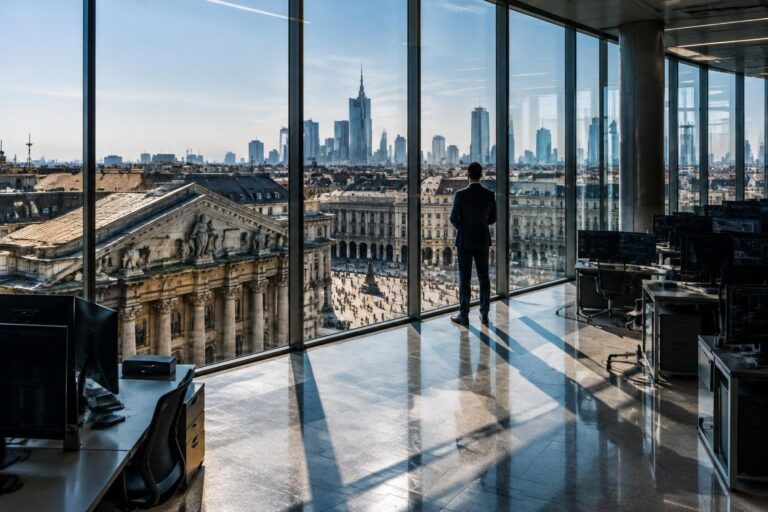 Rialzo azionario a Milano e spread BTP-Bund in contrazione